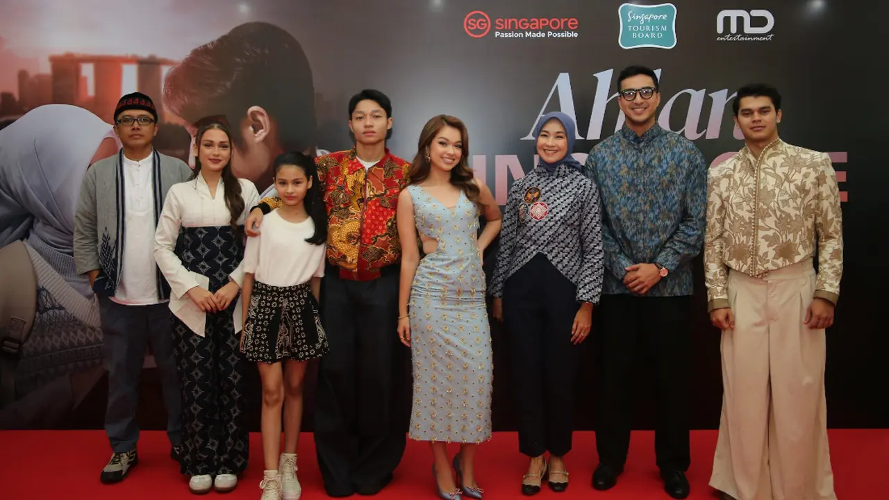 Para pemain Ahlan Singapore, Film terbaru MD Entertainment yang memilih lokasi syuting di Singapura. Dok. MD Entertainment