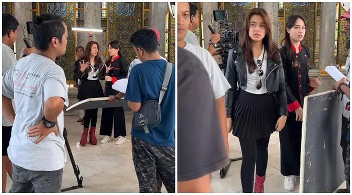 6 Potret Aqeela Calista di Lokasi Syuting Sinetron Asmara Gen Z, Penampilan Lebih Fresh