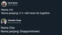 7 Nama Panjang ala Netizen Ini Sedih Banget, Bikin Galau