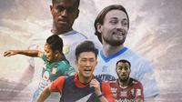 Ilustrasi - Renshi Yamaguchi, M. Alwi Slamat, Marc Klok, Brwa Nouri, Muhammad Hidayat (Bola.com/Adreanus Titus)