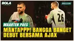 Kelas! Maarten Paes Beberkan Perasaan Usai Debut Ajax: Bangga Banget