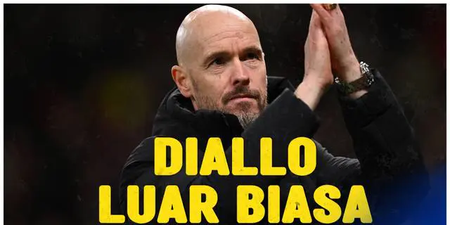 VIDEO: Pujian Erik ten Hag untuk Amad Diallo Pasca Jadi Pahlawan MU di Piala FA