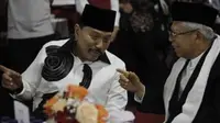 Ma'ruf Amin dan Megawati menghadiri acara ulang tahun Hendropriyono.