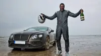 Aktor Inggris Idris Elba berhasil memecahkan rekor sebagai orang tercepat di Inggris menggunakan Bentley Continental GT (Foto: Egmcartech)