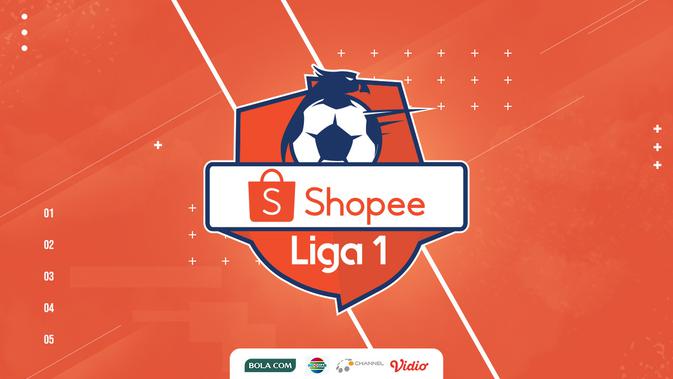 Shopee Liga 1 2020 Logo. (Bola.com/Dody Iryawan)