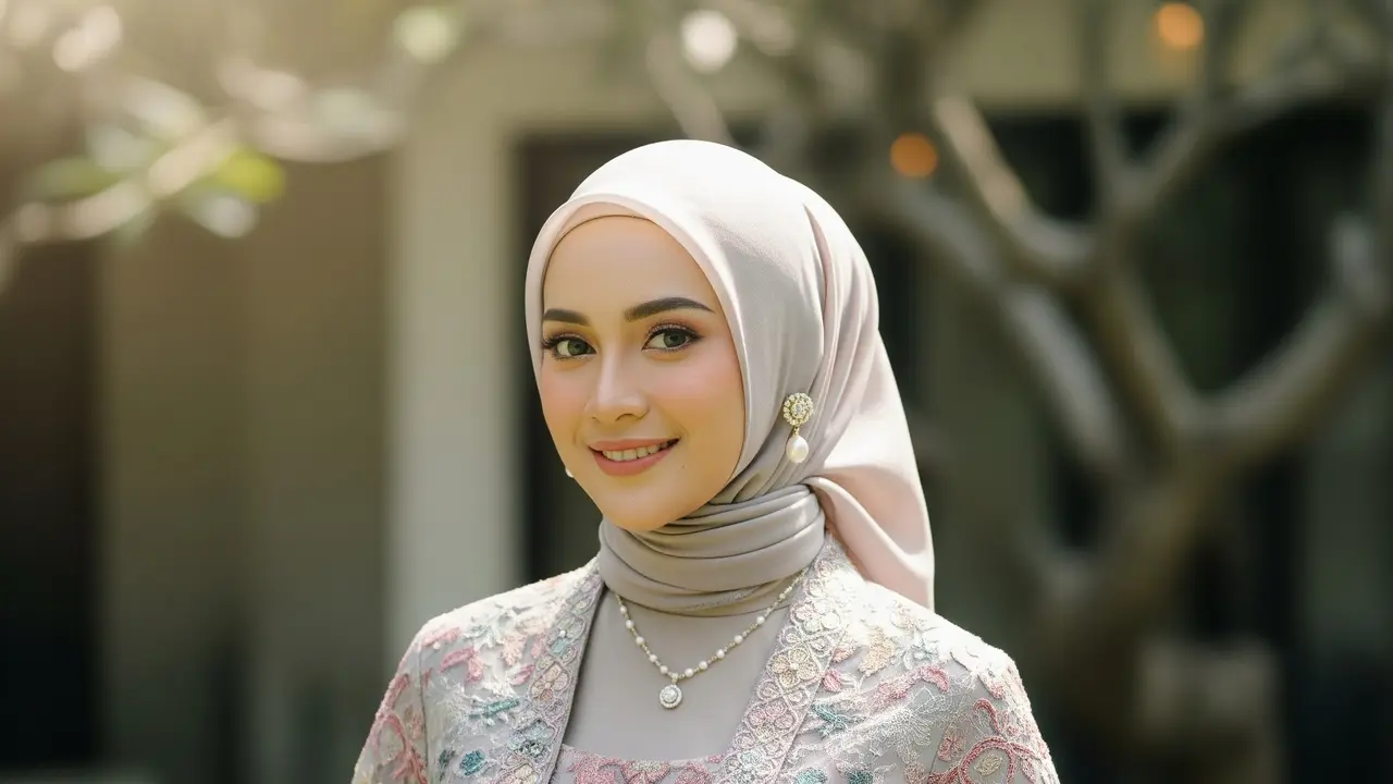 Memakai Perhiasan Saat Lebaran (Gemini AI)