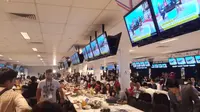 Begini Suasana Riuh Ruang Media Saat Donald Trump dan Kim Jong-un Bertemu di Singapura