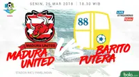 Live Streaming Liga 1 2018 di O Channel: Madura United Vs Barito Putera