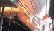 Kebakaran di Gambir Hanguskan 114 Rumah