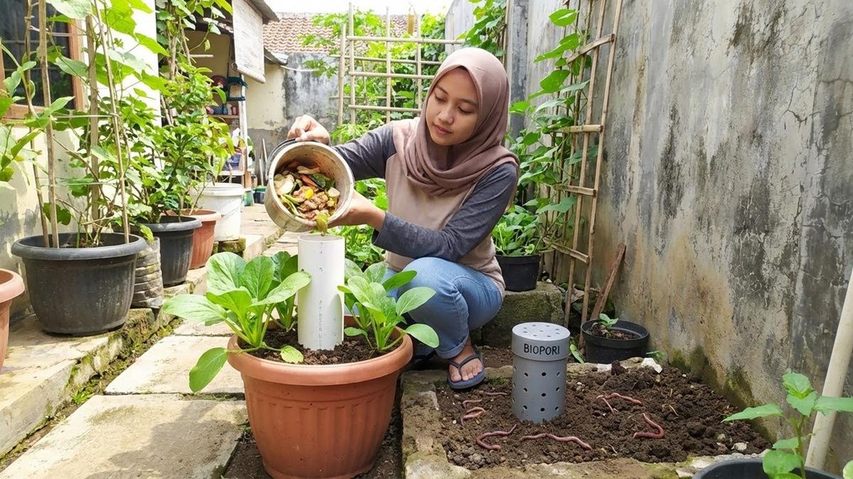 Beda Biopori dan Losida, Rahasia Ubah Limbah Dapur Jadi Kompos Subur
