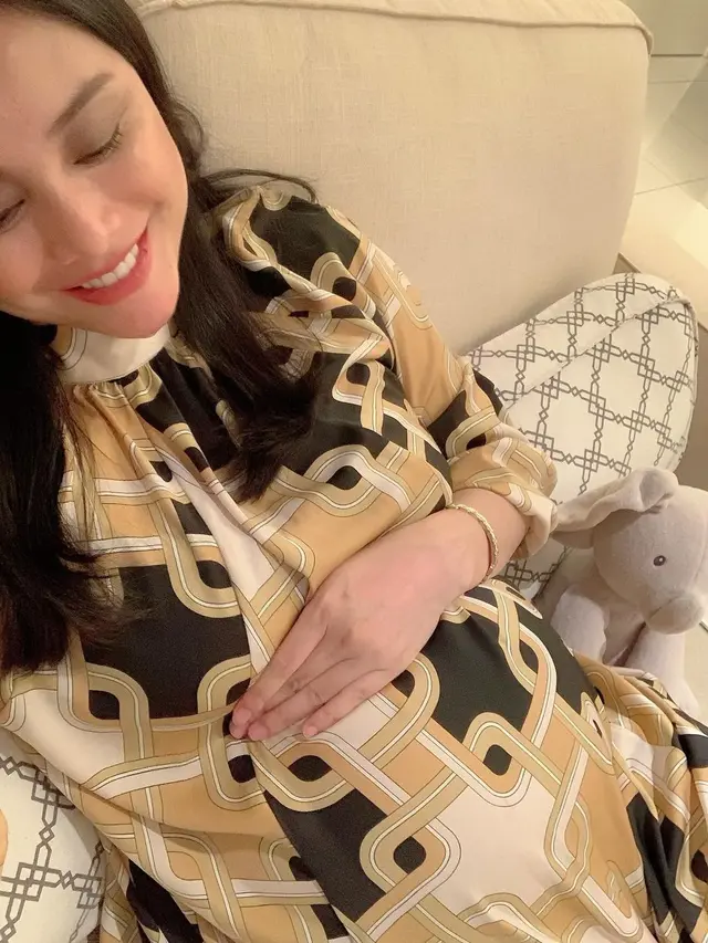Potret Baby Bump Whulandary Herman. (Sumber: Instagram/whulandary)