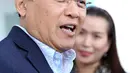 "Saya tanyakan ke Kiswinar apa yang sering dikatakan ibunya kepada saya, 'bahwa kamu bukan anak saya'. Itu yang ibumu katakan kepada saya," ungkap Mario Teguh saat menjadi bintang tamu, Jumat (9/9/2016). (Nurwahyunan/Bintang.com)