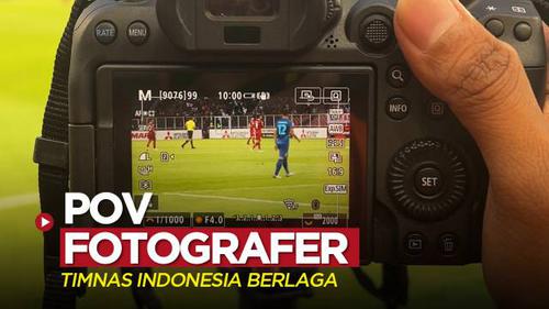 VIDEO TikTok Bola: POV Fotografer saat Timnas Indonesia Berlaga di Piala AFF 2022