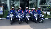 Lima bikers asal Vietnam sambangi Indonesia (Dian/Liputan6.com)