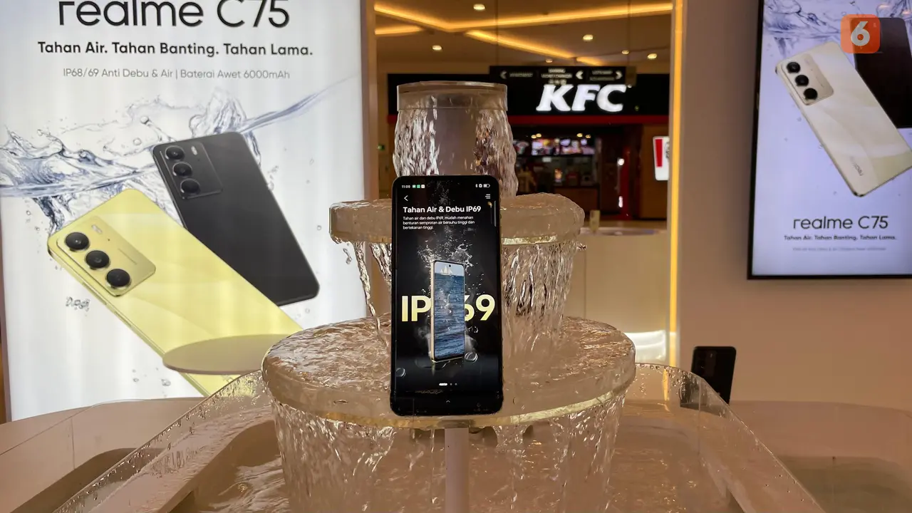 realme C75 Tahan Air dan Banting dengan Harga Rp 2 Jutaan!
