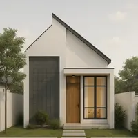 Rumah di Lahan 60 Meter Persegi/AI