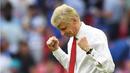 Arsene Wenger - Pria asal Prancis ini merupakan salah satu pelatih sukses di masanya. Pencapaian gemilang bersama Arsenal bisa menjadi pertimbangan Timnas Jerman untuk memakai jasanya. (EPA/Andy Rain)