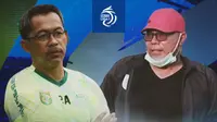 BRI Liga 1 - Duel Pelatih - Persebaya Surabaya Vs Persela Lamongan (Bola.com/Adreanus Titus)