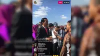 Temui WNI di Turki, Jokowi Bikin Live di Instagram