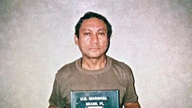 Foto mantan Pemimpin Panama Manuel Noriega diambil oleh United States Marshals Service (USMS) di Miami, 4 Januari 1990.