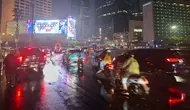 Situasi Terkini Bundaran HI Usai Massa Demo Bubar