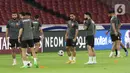 Sekjen Federasi Sepak Bola Bahrain (BFA) Rashid Al Zaabi mengucapkan terima kasih kepada semua pihak yang memastikan para pemain dan ofisial timnas Bahrain aman dan nyaman selama berada di Indonesia. (Liputan6.com/Angga Yuniar)