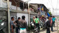 Penggerebekan Kampung Bahari, Jakarta (Liputan6.com/ Moch Harun Syah)