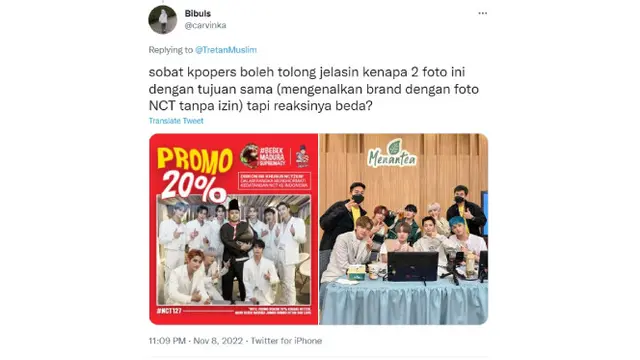 Kakak Jerome Polin Ngedit Foto Bareng NCT Dream untuk Promosi Menantea