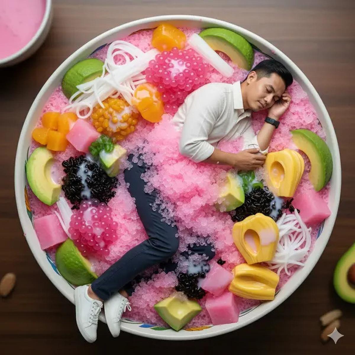 Cara Bikin Foto Menyatu dengan Makanan, Lengkap dengan Promptnya