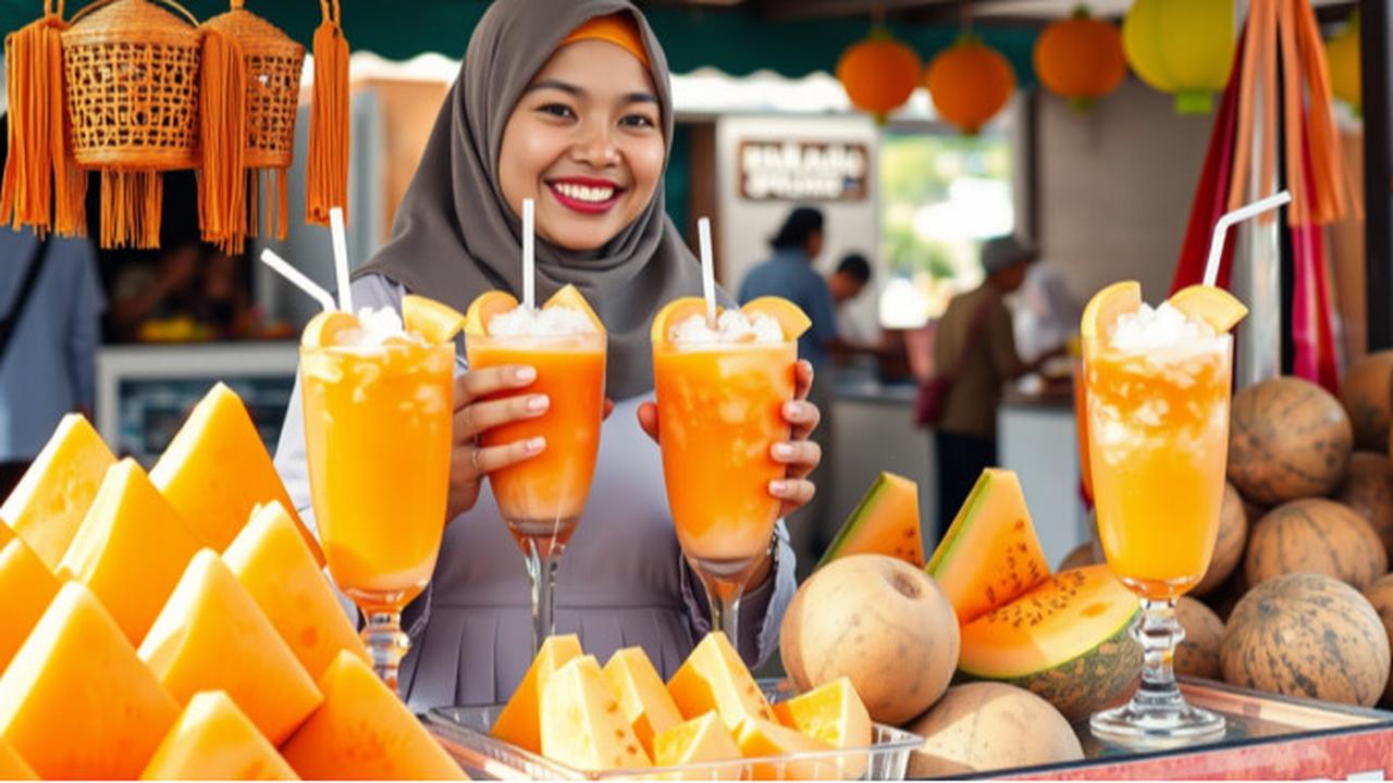 Cara Membuat Es Blewah untuk Buka Puasa, Tak Hanya Menyegarkan namun Kaya Manfaat