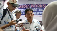 Direktur Utama BPJS Kesehatan, Ghufron Mukti dalam Media Workshop 'Transformasi Mutu Layanan JKN, Wujudkan Layanan JKN Berkesinambungan' di RS Pelita Insani, Martapura, Kalimantan Selatan pada Rabu, 1 November 2023 (Dokumen Istimewa)