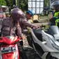 Razia knalpot brong sepeda motor milik polisi di Pemalang. (Foto: Liputan6.com/Polres Pemalang)