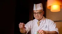 Chef Nobuo Tsuji akan mempersembahkan hidangan spesialnya di Shangri-La Jakarta. (Foto: Shangri-La)