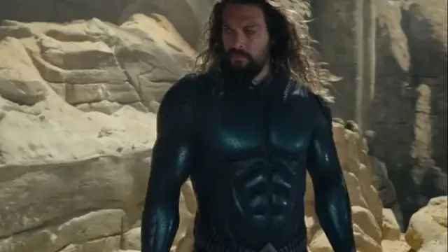 Jason Momoa saat berperan sebagai Raja Atlantis di Aquaman 2 "Aquaman and the Lost Kingdom"