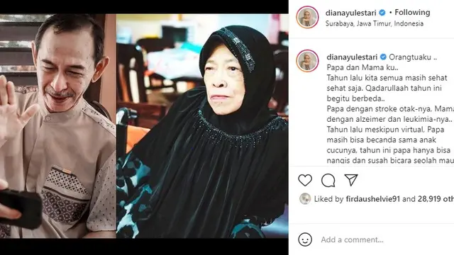Dian Ayu Lestari (Foto: Instagram/@dianayulestari)