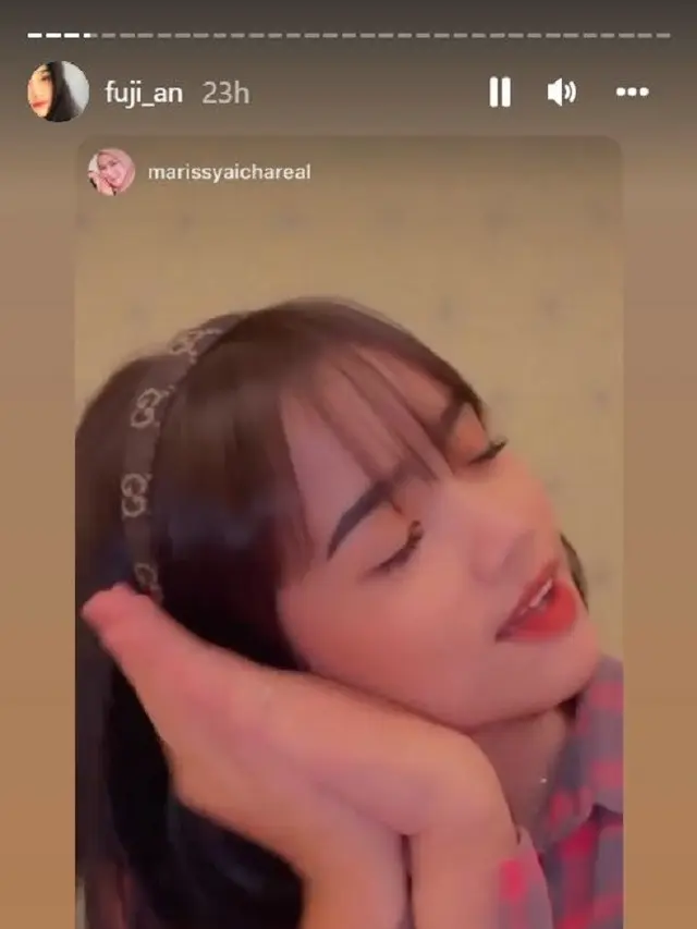 Fuji, adik ipar Vanessa Angel (Foto: Instagram/@fuji_an)