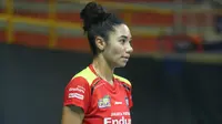 Jordan Thompson menyumbang poin terbanyak, yakni 22, saat Jakarta Pertamina Enduro mengalahkan Jakarta Electric PLN pada laga perdana final four PLN Mobile Proliga 2025&nbsp;di GOR Jayabaya, Kediri, Kamis (17/4). (foto: Jakarta Pertamina Enduro)