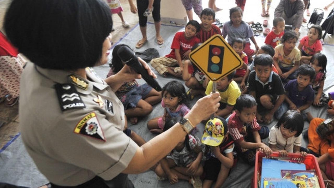 Potret ceria anak-anak Kp Pulo bermain sambil belajar di Rusunawa