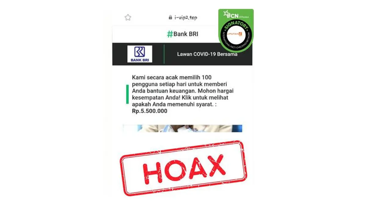 Cek Fakta Bank BRI