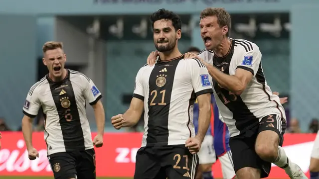 Foto: Aksi Dua Mata-mata Jepang pada Matchday Pertama Piala Dunia 2022, Bikin Jerman Senasib dengan Argentina