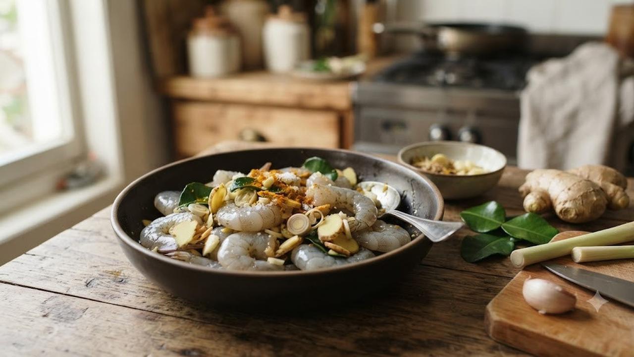 Menggunakan Jahe dan Rempah Aromatik (AI Generated)
