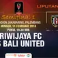 Prediksi Sriwijaya FC Vs Bali United (Liputan6.com/Trie yas)