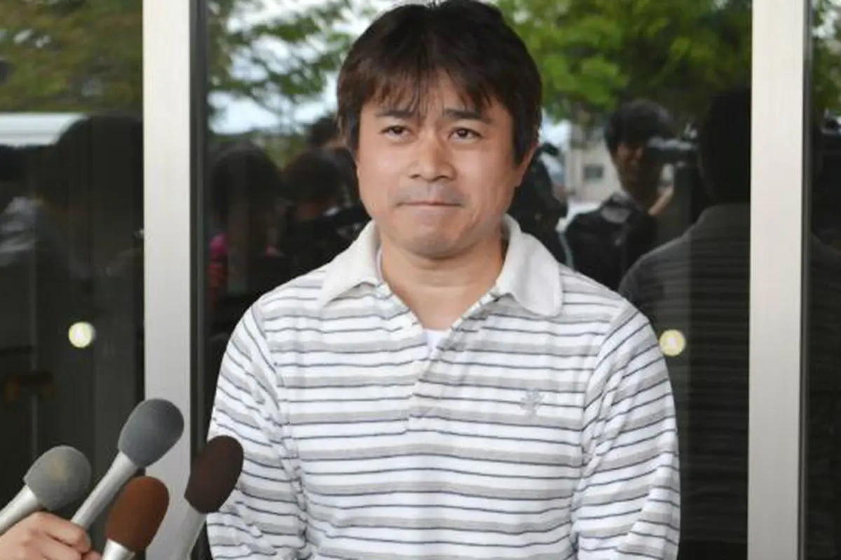 Ayah Yamato Tanooka, anak hilang di hutan Jepang. (Reuters)