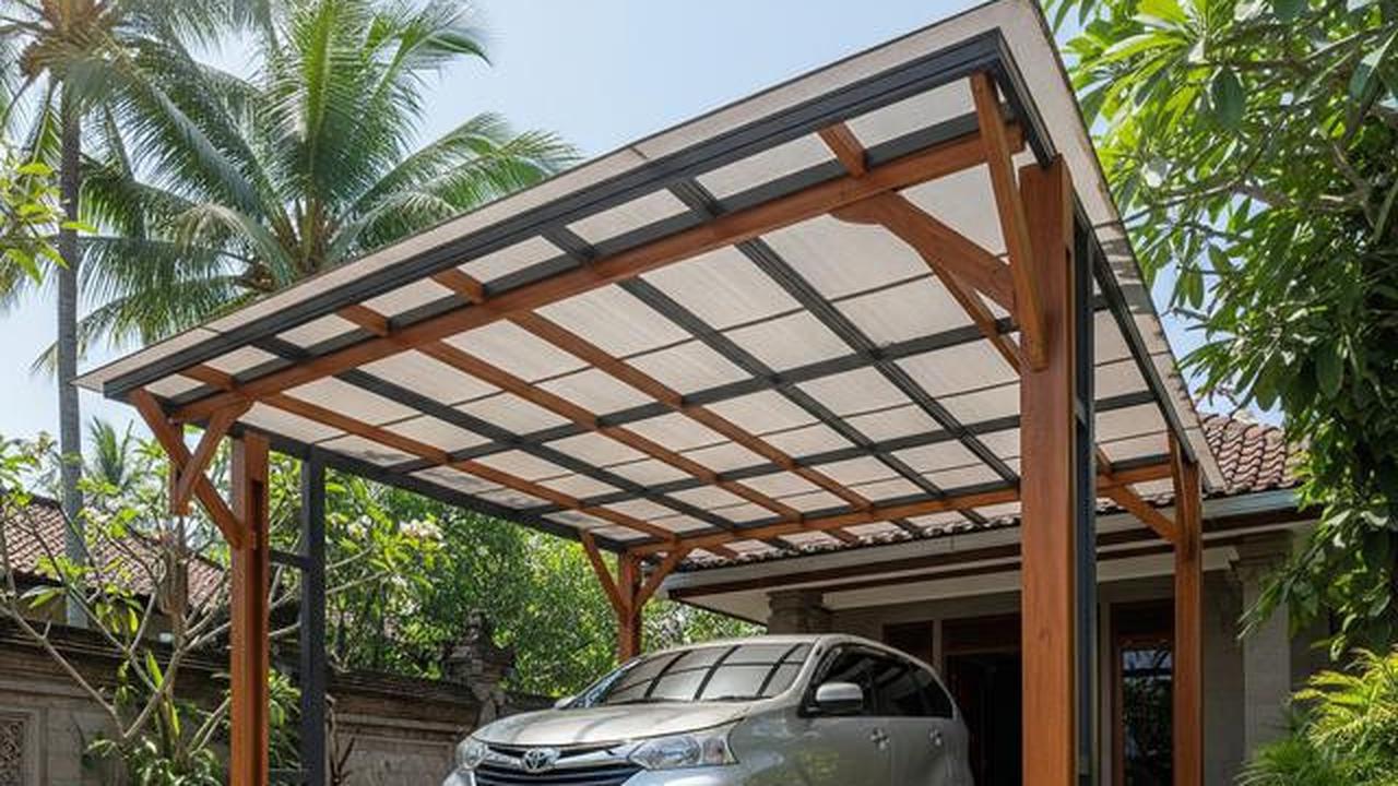 7 Desain Paranet untuk Carport agar Kendaraan Terlindungi dari Terik Matahari
