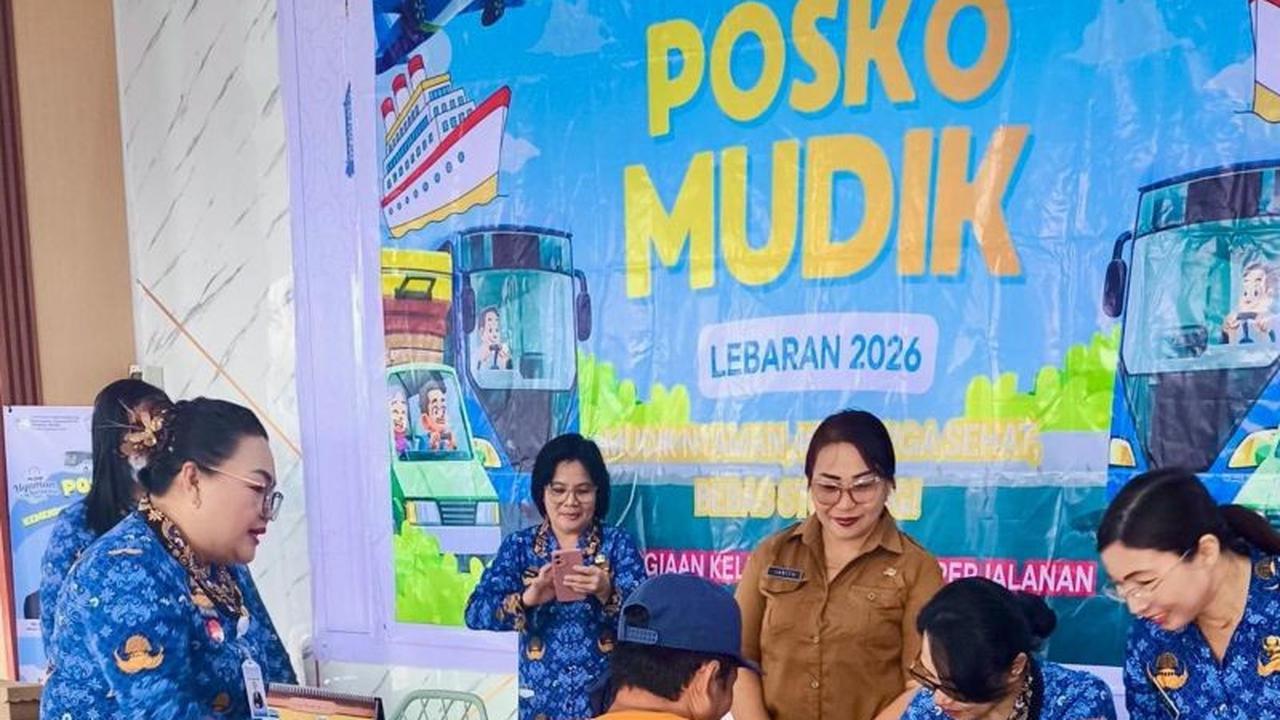 Posko Mudik BKKBN Sulut Hadirkan Edukasi Kesehatan Reproduksi dan Layanan Gratis untuk Pemudik Lebaran