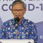 Juru Bicara Pemerintah untuk Penanganan COVID-19 Achmad Yurianto saat konferensi pers Corona di Graha BNPB, Jakarta, Selasa (30/6/2020). (Dok Badan Nasional Penanggulangan Bencana/BNPB)