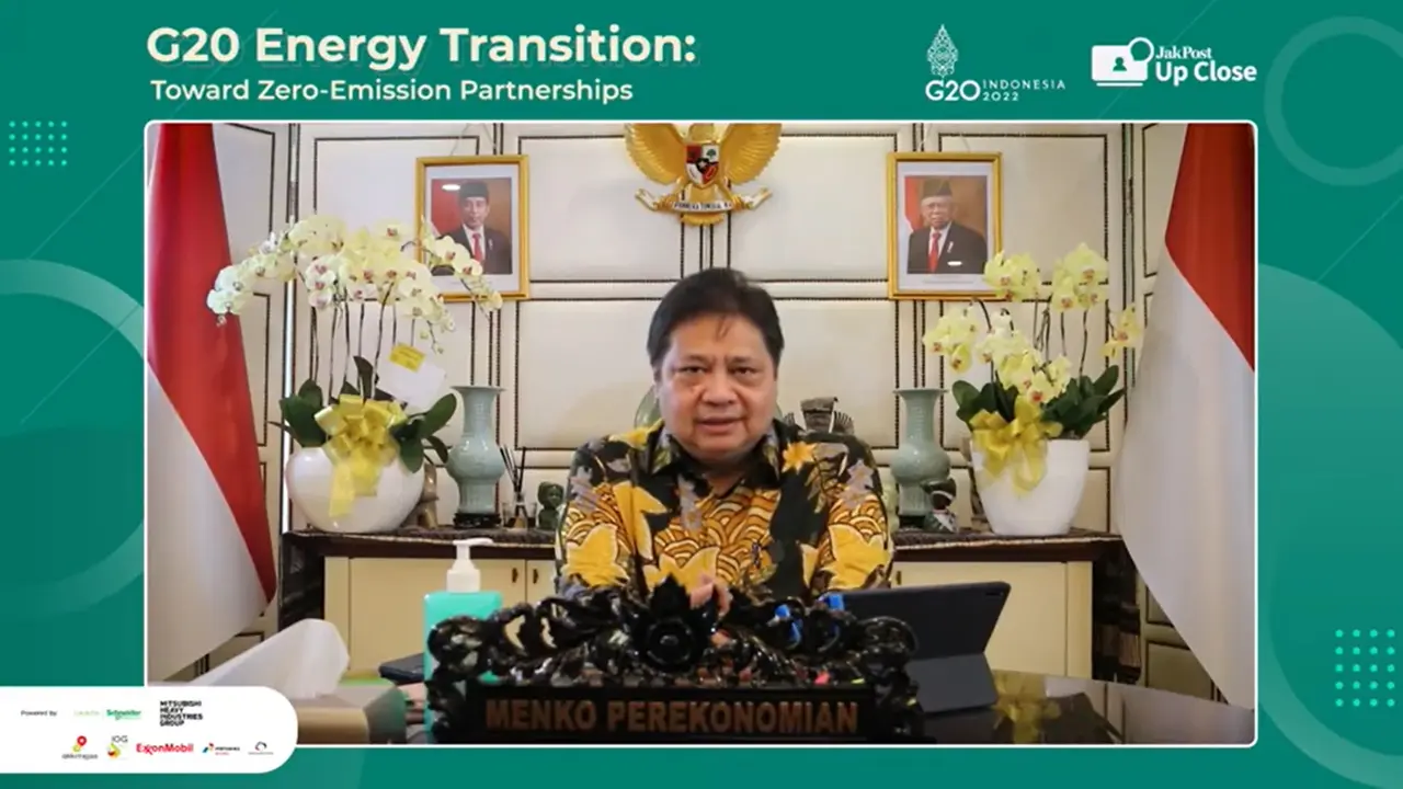 Menteri Koordinator Bidang Perekonomian Airlangga Hartarto