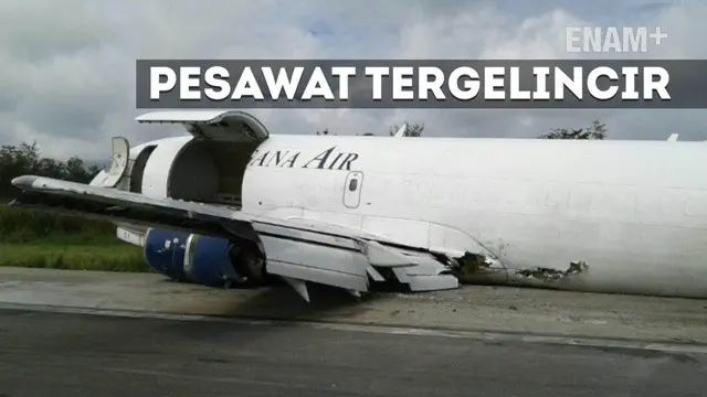 Pesawat Trigana Air Boeing 737 seri 300 PK-YSY mengalami kecelakaan atau crash landing saat mendarat di Bandara Wamena Jaya Wijaya. 