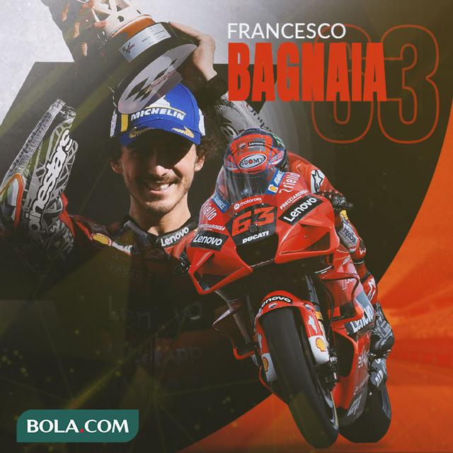 MotoGP - Ilustrasi Francesco Bagnaia