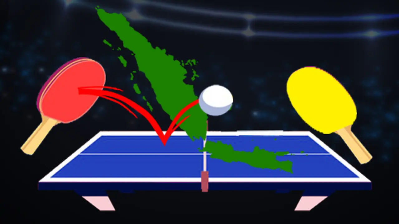 Banner Menghadang Pingpong Covid-19 Sumatera - Jawa